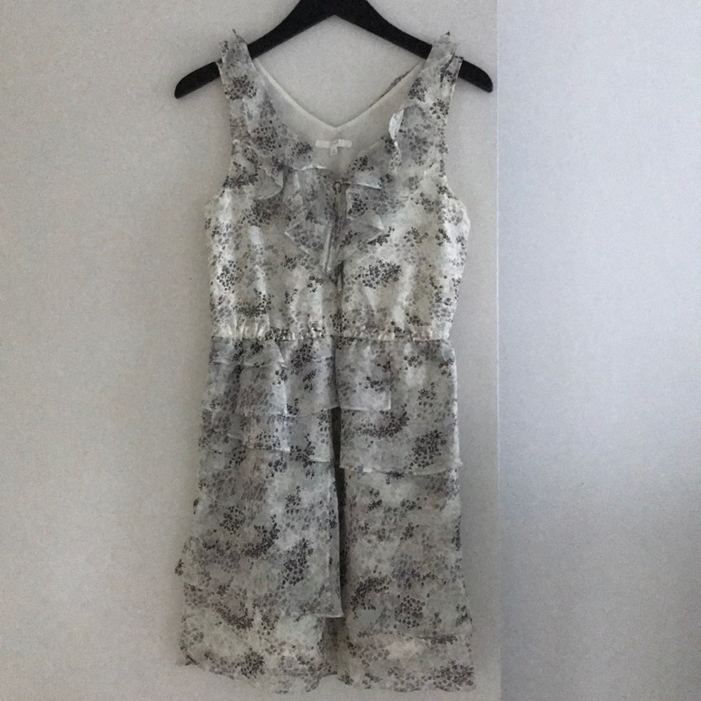 Madewell Floral Silk Dress